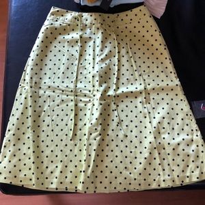 Polka dot A line skirt